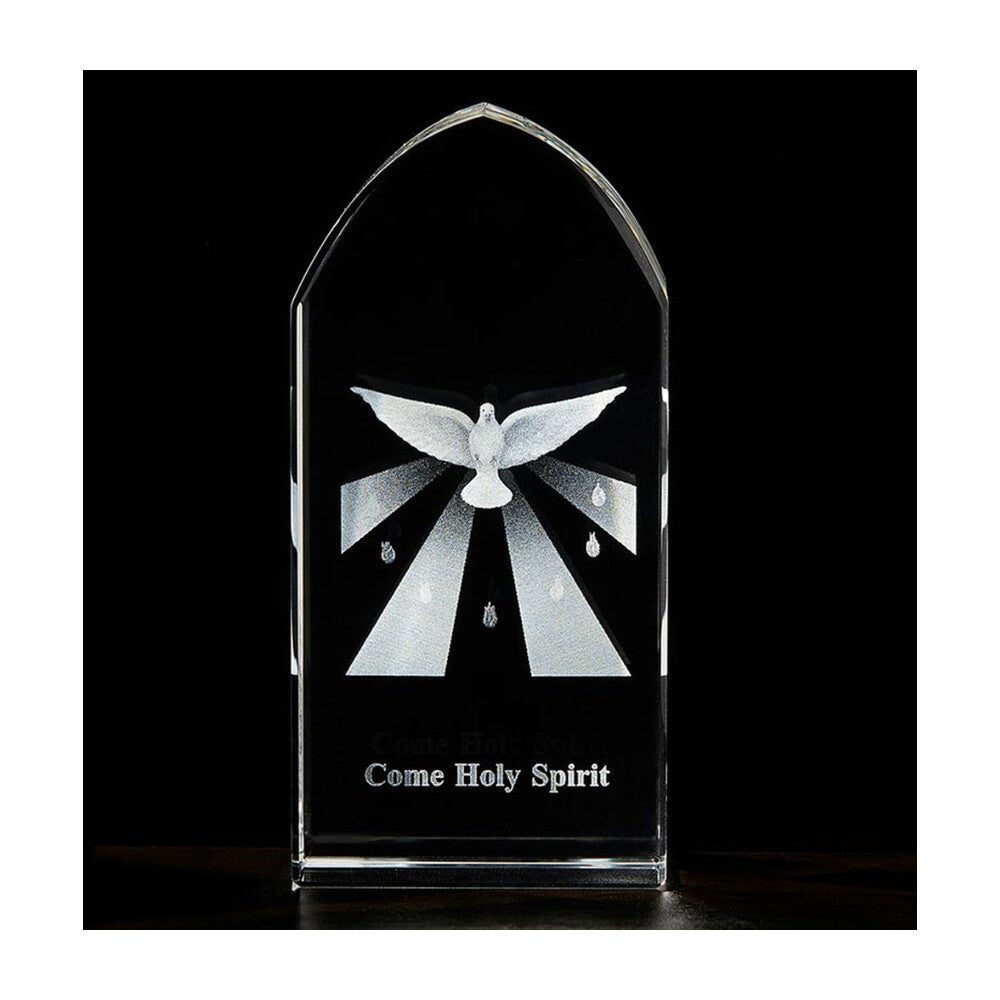 Confirmation Etched Glass Stand