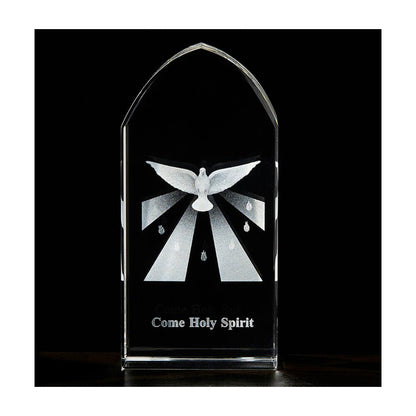 Confirmation Etched Glass Stand