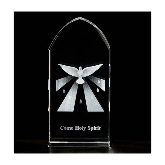Confirmation Etched Glass Stand