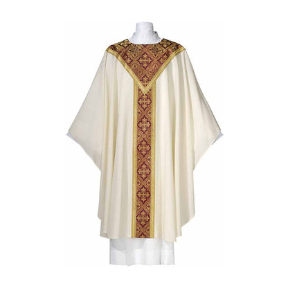 Opus-Fabric Chasuble Plain Neckline - Available in 5 Colours