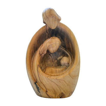 Modern Style Nativity Scene in wood