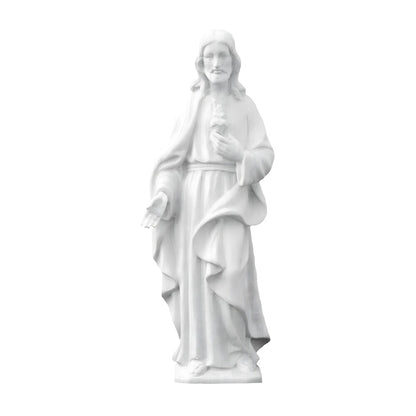 Handcrafted Fiberglass Sacred Heart of Jesus Statue for Devotion