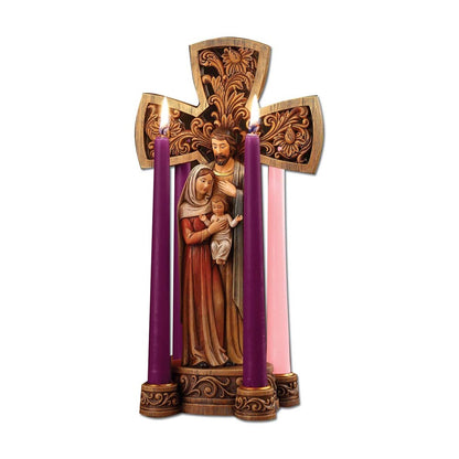 Holy Family Advent Candleholder