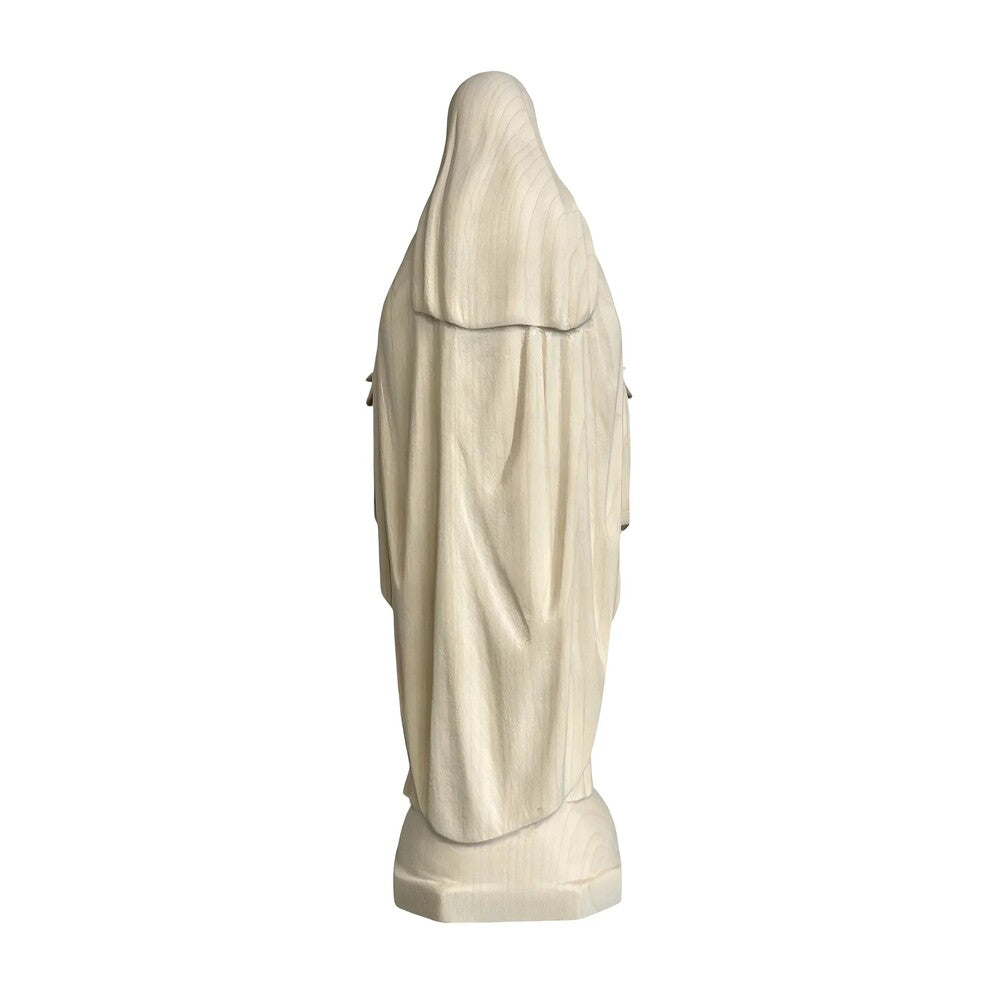 Sculpture of the Immaculate Heart of Mary, Val Gardena Wood Craftsmanship