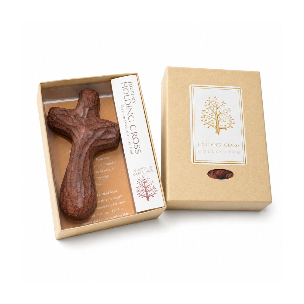 Iron Coloured Journey Holding Cross