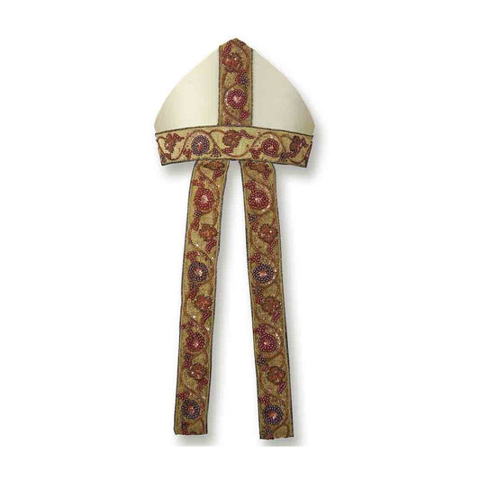 Pure Silk Patterned Mitre - PBMB801
