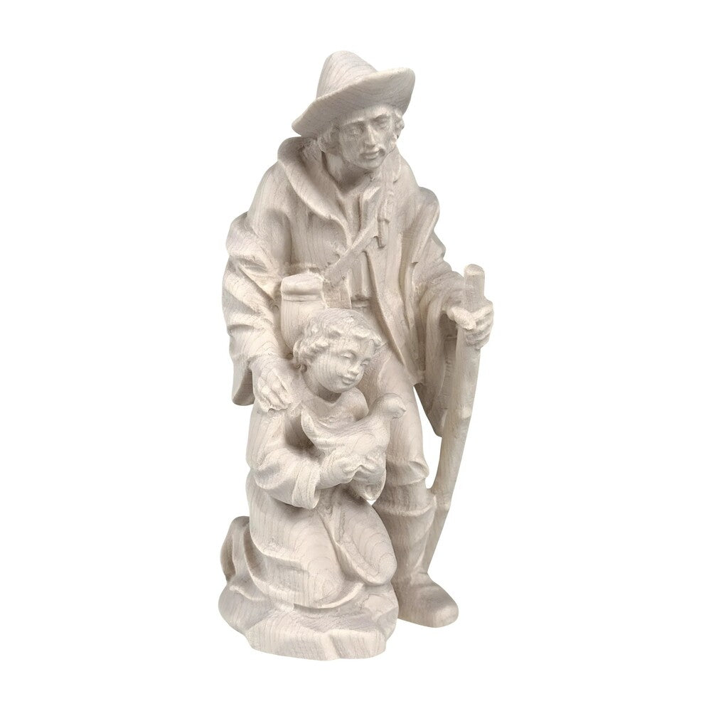 Shepherd and Child with Dove - Maple Wood
