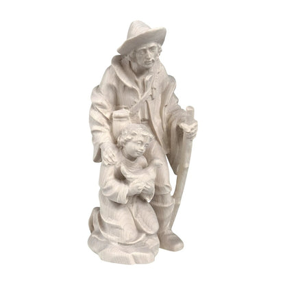 Shepherd and Child with Dove - Maple Wood