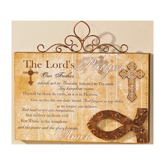 The Lord's Prayer Plaque
