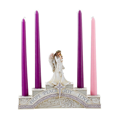 Angel Advent Candleholder