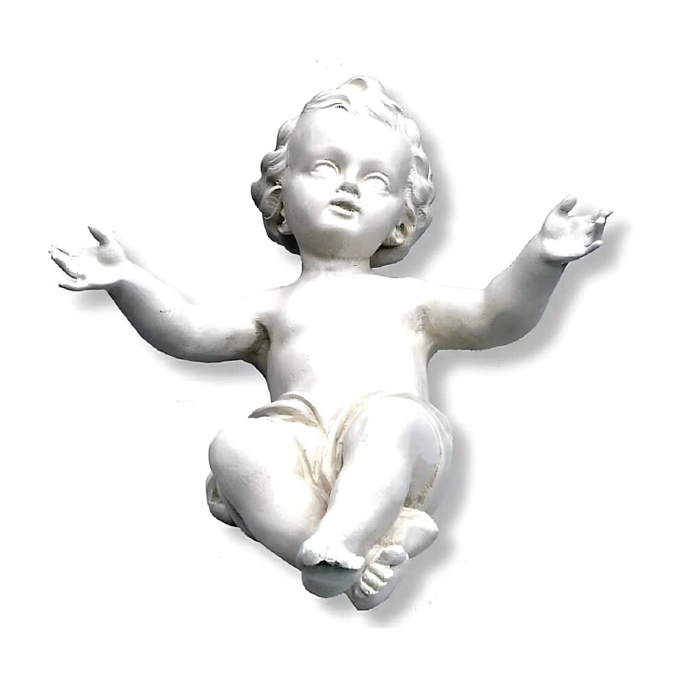 Infant Jesus in Polychrome Fiberglass | Handcrafted Val Gardena Statue