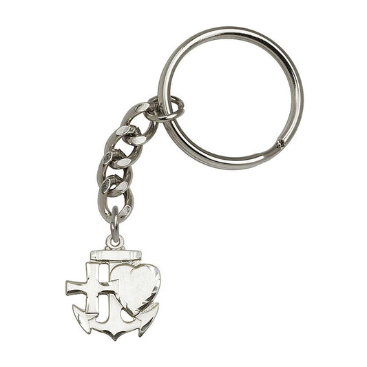 Faith, Hope & Charity Keychain