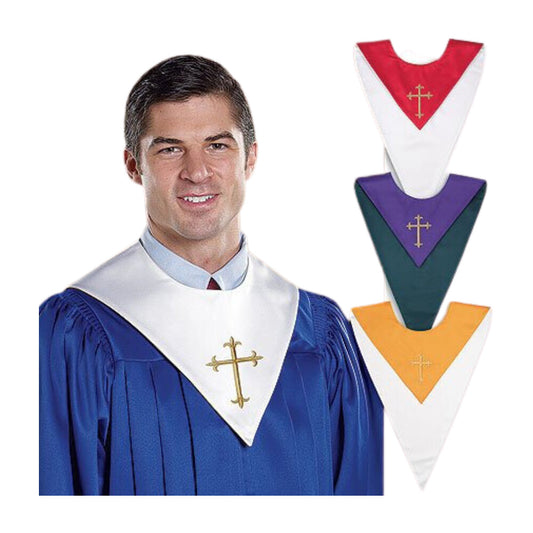 Reversible Choir Stole with Latin Cross