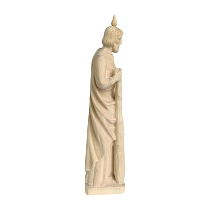 Statue of Saint Jude Thaddeus Carved in Val Gardena Wood