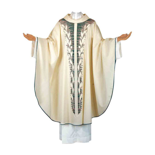 Chasuble with Olive Branches - Available in 4 Liturgical Colours