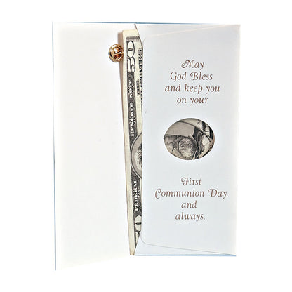 Pin with Card For Girl 6in High