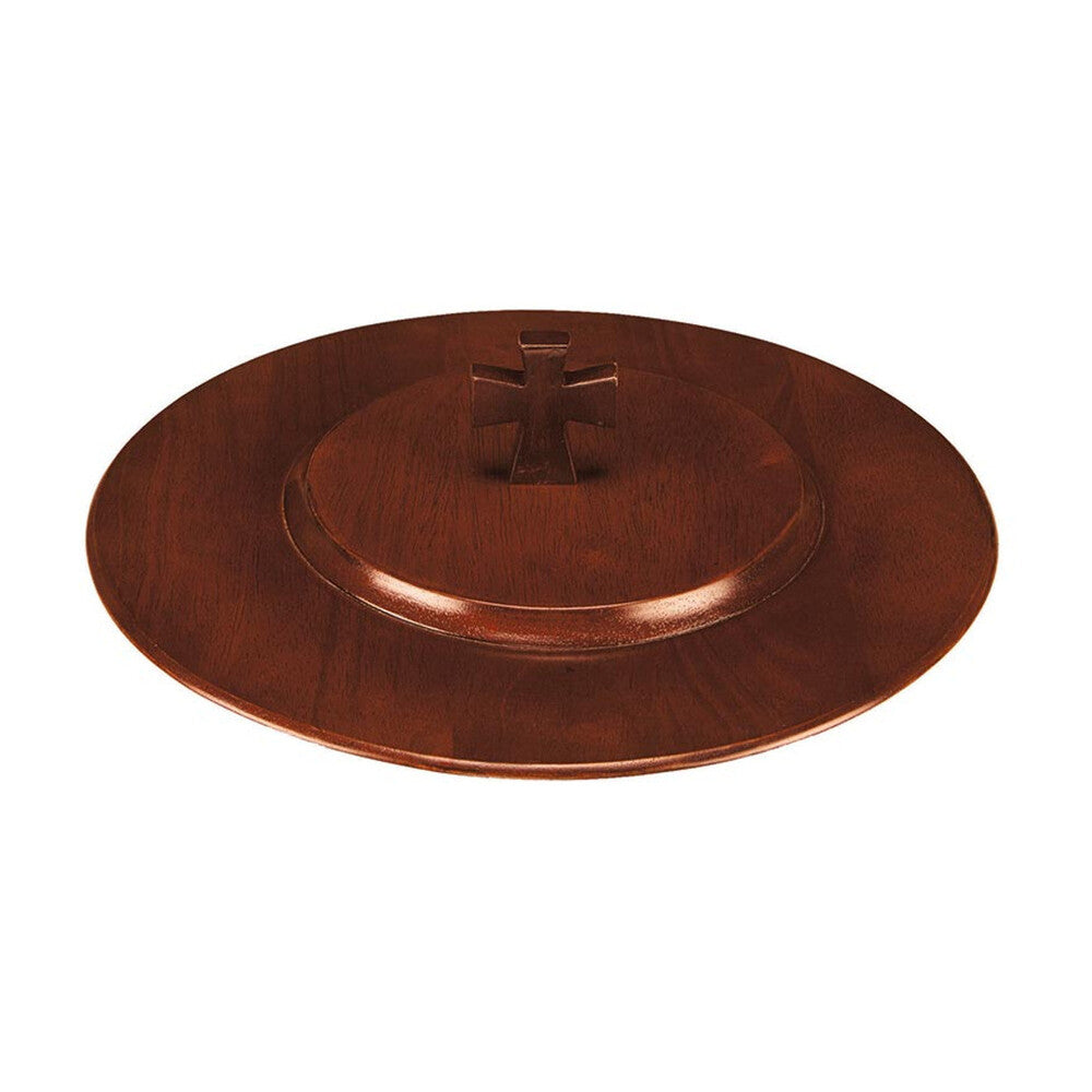 Walnut Stain Wood  Communion Tray Lid