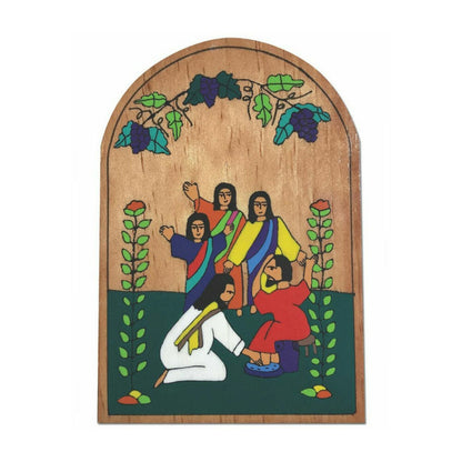 8" Washing of Feet Plaque