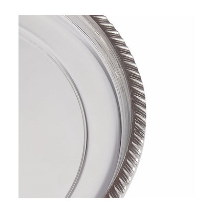 Large Gadroon Rim Pewter Tray