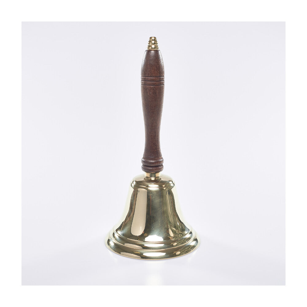 Brass Hand Bell with Wooden Handle