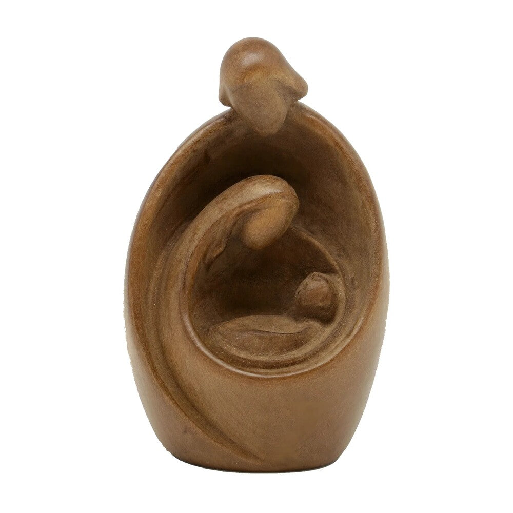 Modern Style Nativity Scene in wood