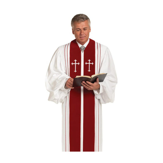 White Bishop Pulpit Robe