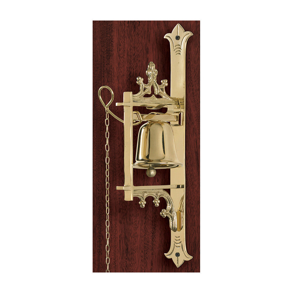 One Cup Wall Bell Brass CBVC222