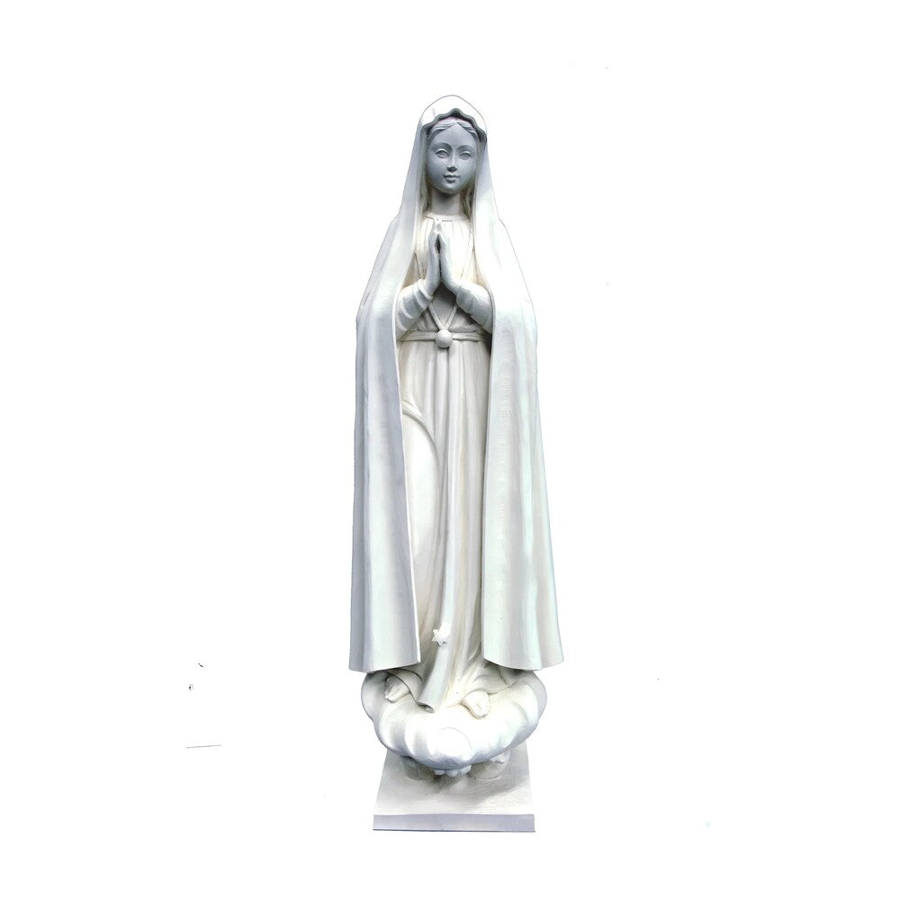 Statue Our Lady of Fatima in Fiberglass 60 cm - Artisan Sculpture Val Gardena