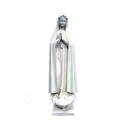 Statue Our Lady of Fatima in Fiberglass 60 cm - Artisan Sculpture Val Gardena