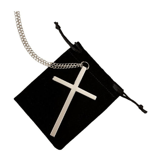 Silver Plate Clergy Cross