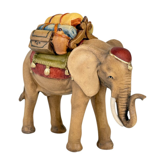 Elephant with Saddle - Maple Wood