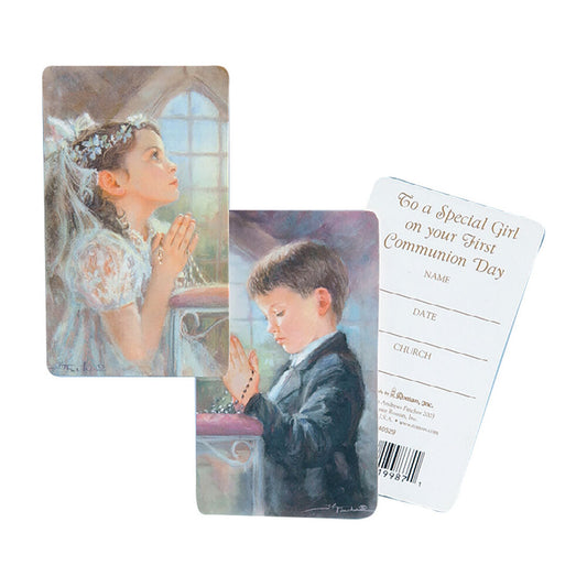 First Communion Day Card for Boy or Girl