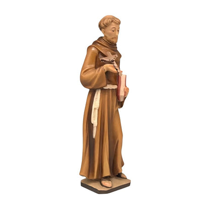 St Conrad Confalonieri Statue in Carved Wood from Val Gardena