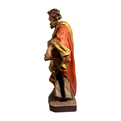 Polychrome and Gilded Wooden Statue St. Benjamin of Persia | Dolfi