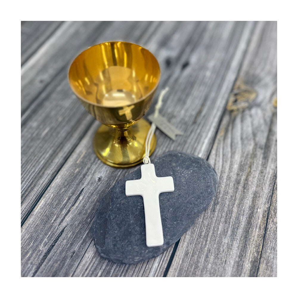 Small Porcelain Hanging Cross
