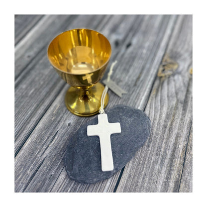 Small Porcelain Hanging Cross