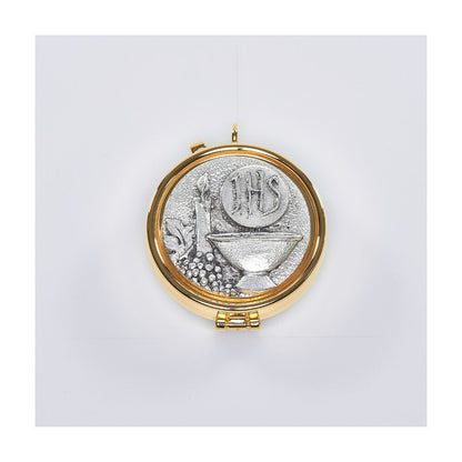 IHS, Grapes & Candle 15 Capacity Pyx
