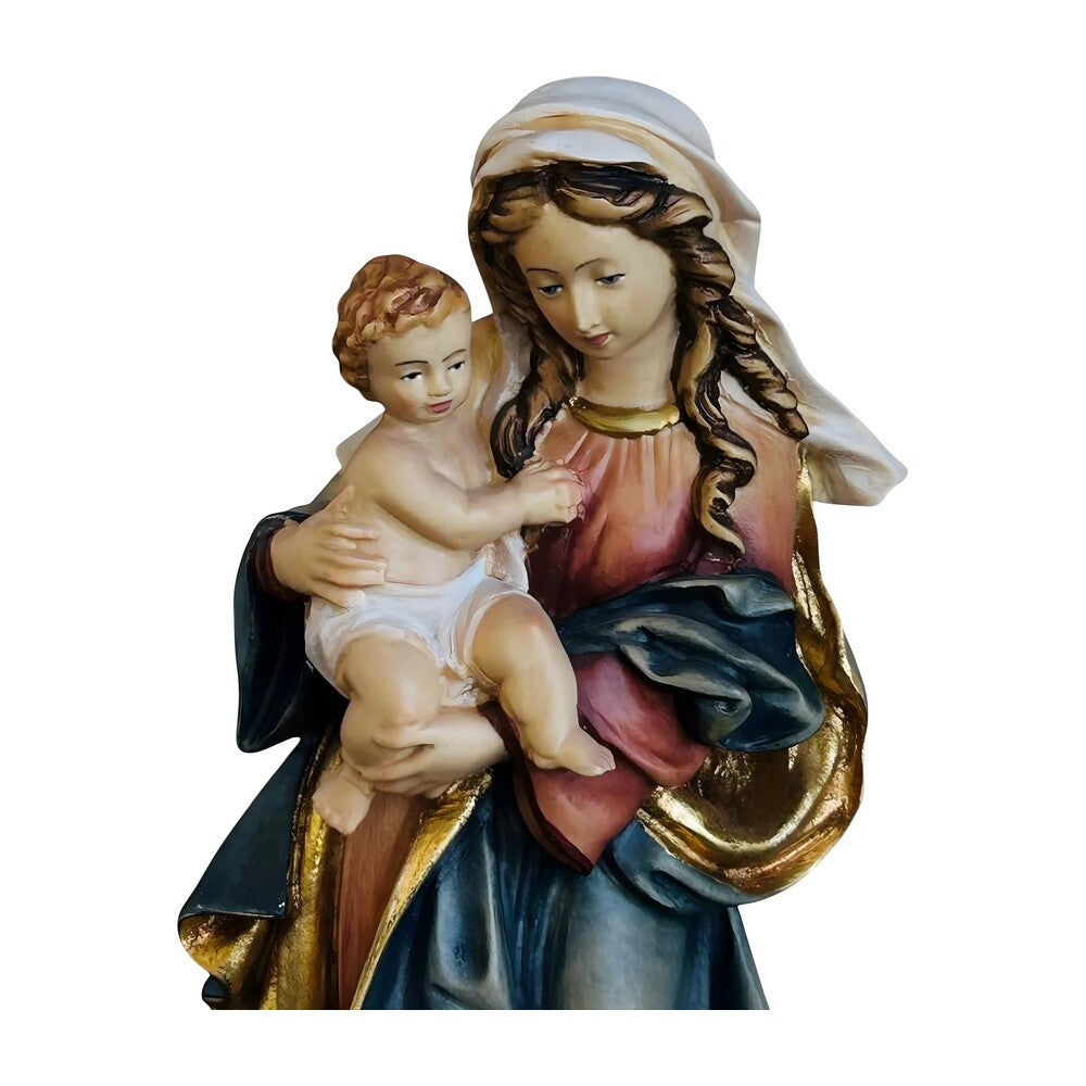 Statue Our Lady of Reverence carved in Val Gardena Wood