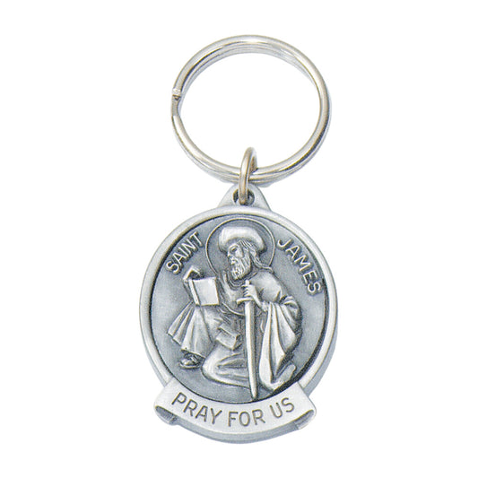 St James Pewter Keyring
