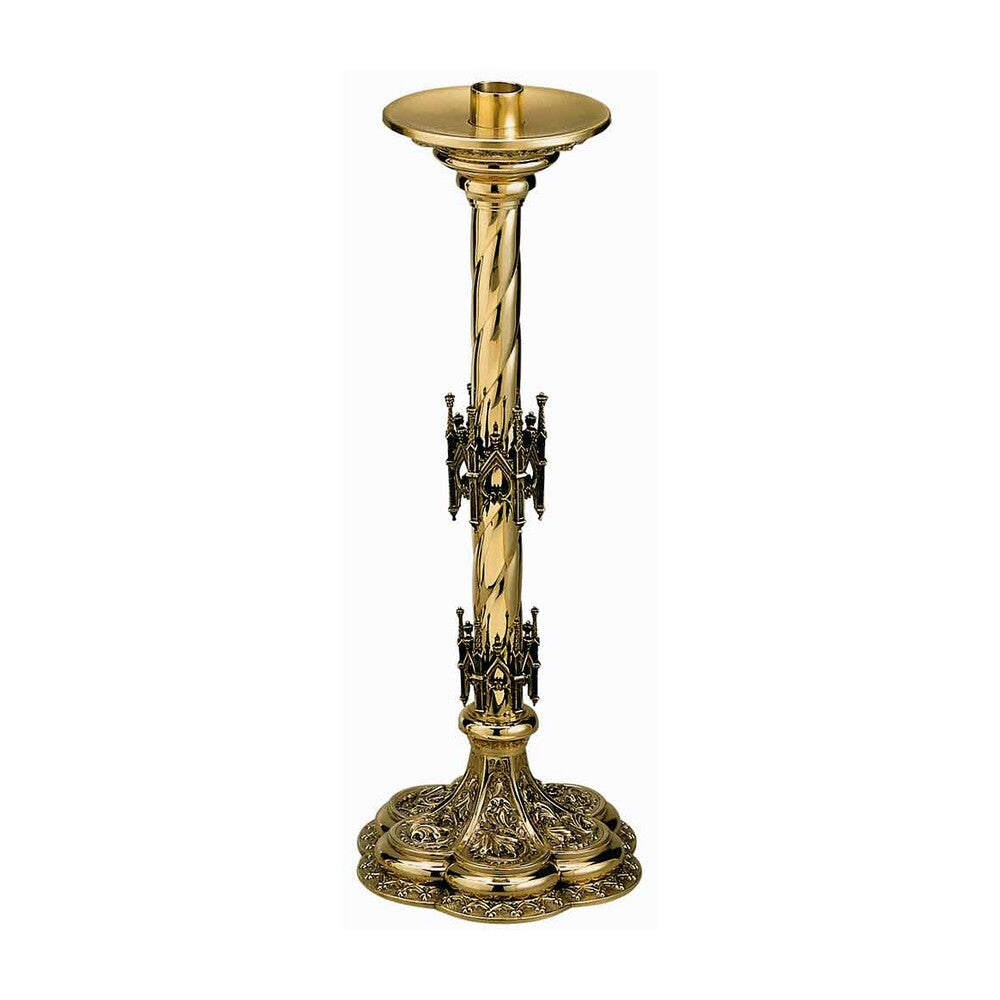 24" High Gothic Standing Paschal Candlestick