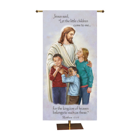 Jesus with Children Banner
