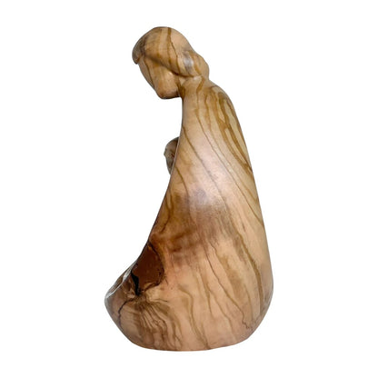 Sacred Family Modern Minimalist Nativity Scene - Wood Sculpture