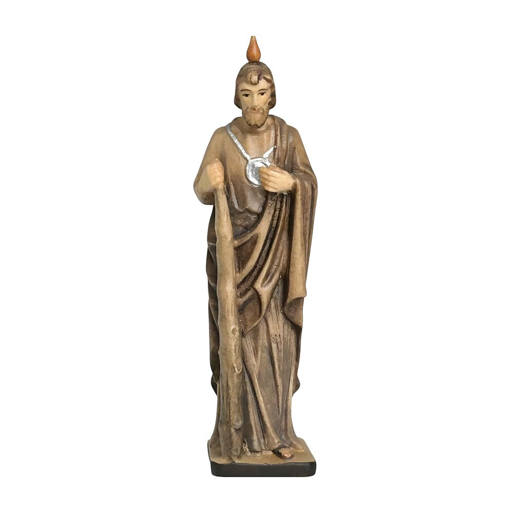 Statue of Saint Jude Thaddeus Carved in Val Gardena Wood