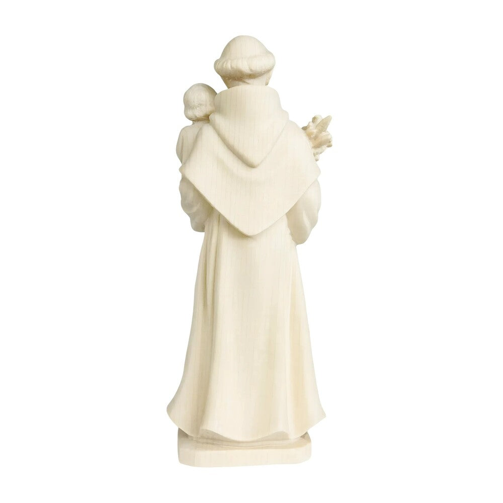 Saint Anthony of Padua and Infant Jesus statue carved in wood