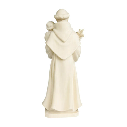 Saint Anthony of Padua and Infant Jesus statue carved in wood