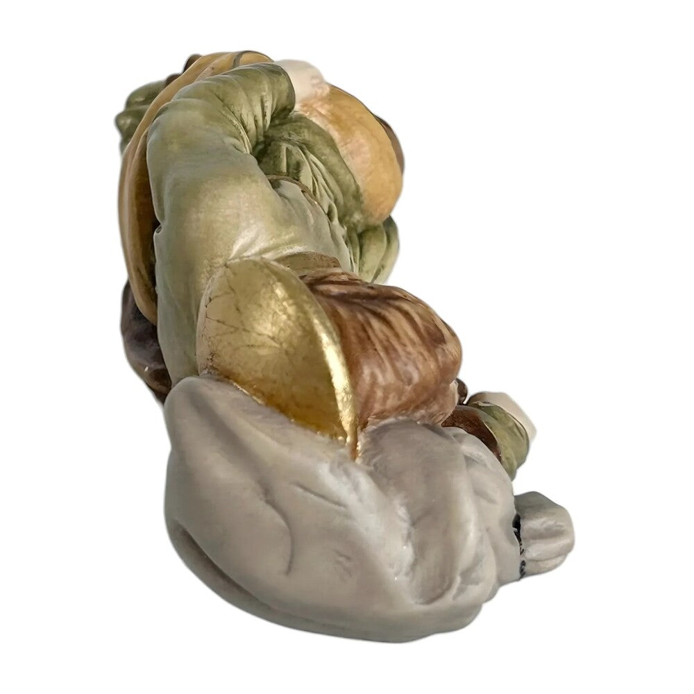 Sleeping St. Joseph Sculpture in Val Gardena Wood Dolfi