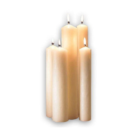 51% Beeswax Altar Candles - 7/8" x 12"