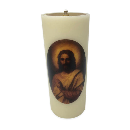Chalice and Wheat Paschal Candle