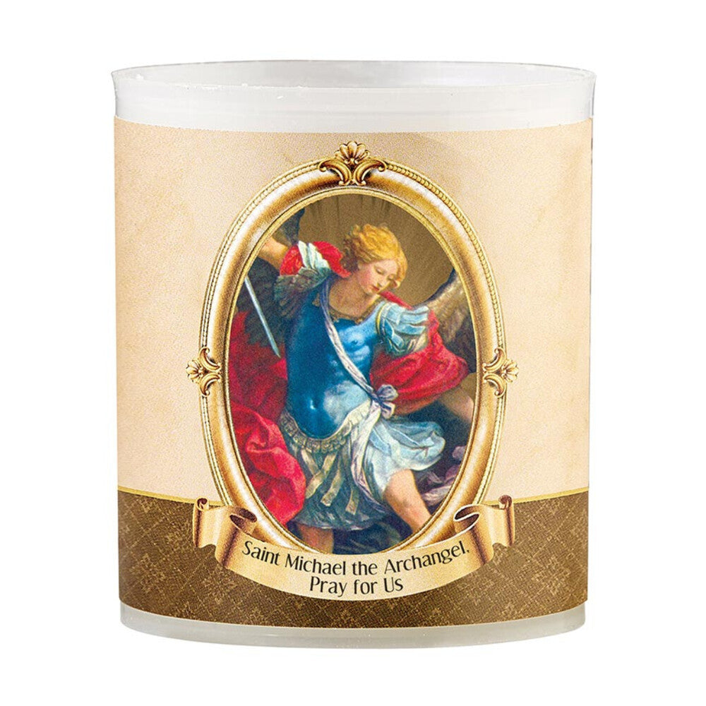 Saint Michael Devotional Votive Candle - Pack of 4