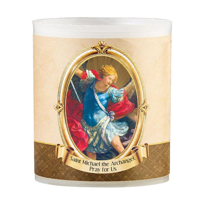 Saint Michael Devotional Votive Candle - Pack of 4